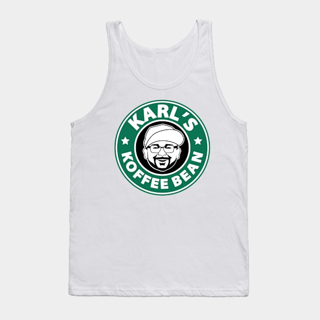 KARL'S KOFFEE BEAN Tank Top by The Geek Out Show